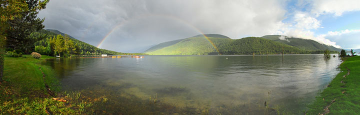 West Arm rainbow