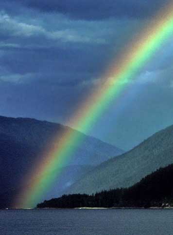 Rainbow colours