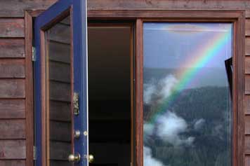 Rainbow reflection