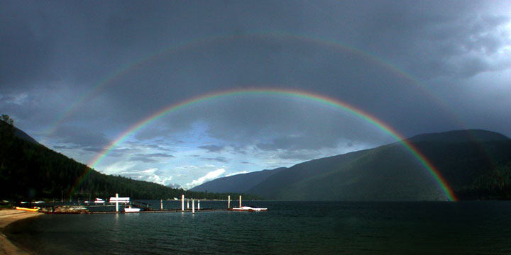 Rainbow, double
