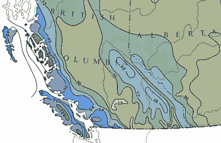 annual precipitation